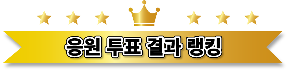 応援投票結果ランキング